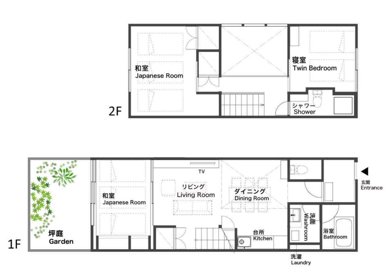 Shimabara Kaiden Machiya House Villa Kyoto Exteriör bild